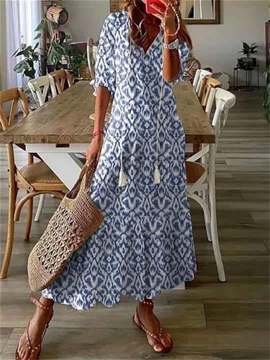 Heidi-Mode | Leichtes Sommer Damen Maxikleid