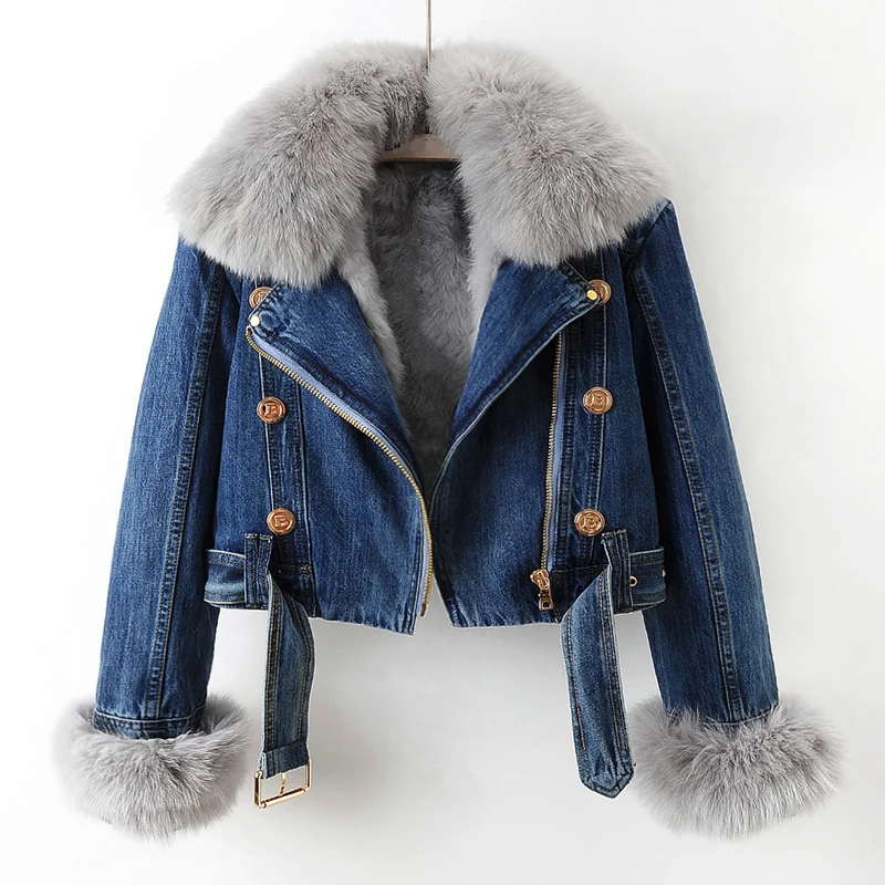 Heidi-Mode | Gefrostete Jeansjacke