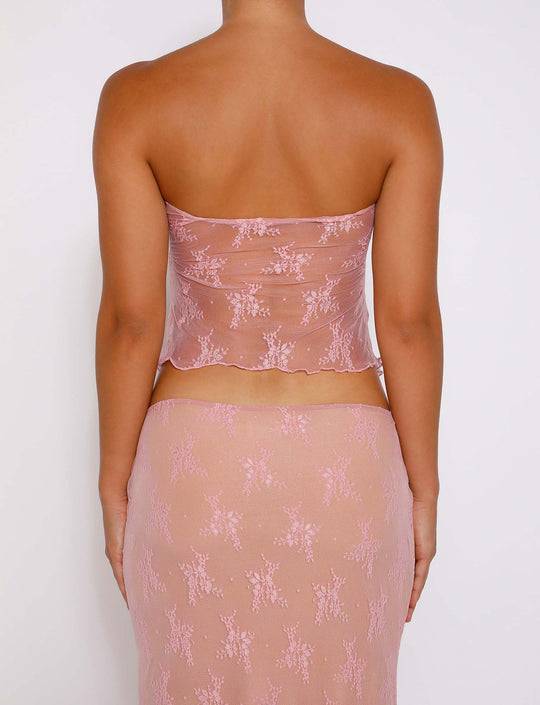 Heidi-Mode | Elegante Durchsichtige Bluse mit Rock