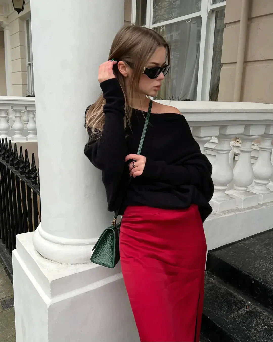 Heidi-Mode | Über Drapé Assymetrisch Karen