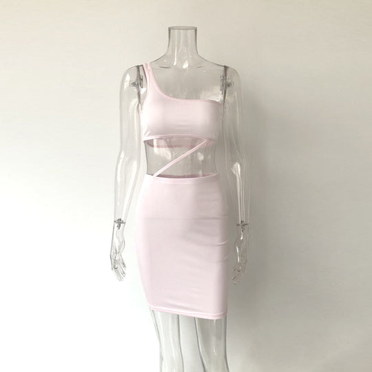 Heidi-Mode | Hollow Chest Bauchband Bodycon Kleid