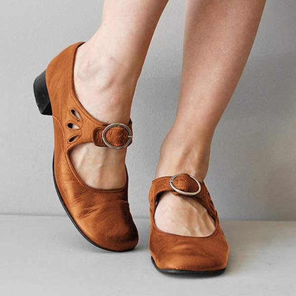 Heidi-Mode | Zeitlose Damenschuhe mit Schnalle
