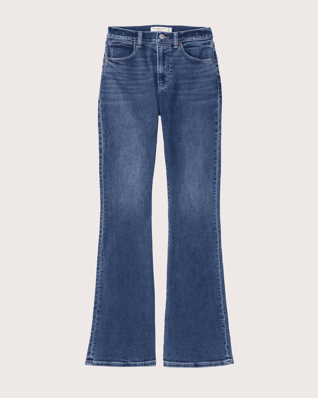 Damen High-Waist Bootcut-Jeans