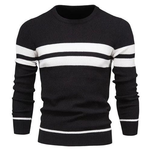 Heidi-Mode | Herren Patchwork Rundhals Pullover