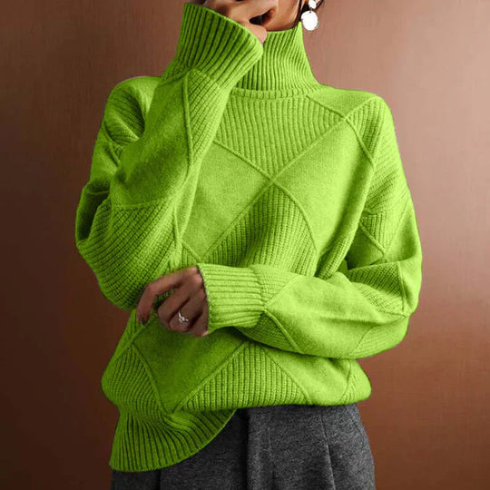 Heidi-Mode | Lässiger, Schlicher Strickpullover