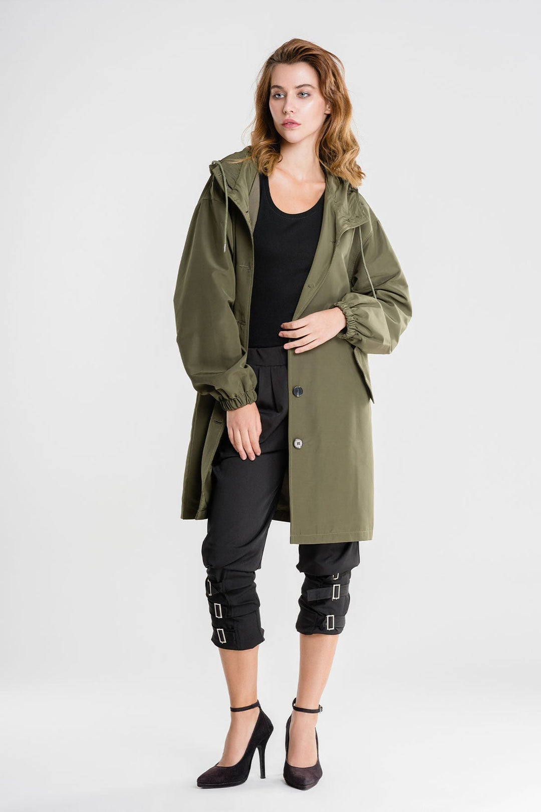 Heidi-Mode | Wasserfeste Damen Regenjacke mit Kapuze Warm & Winddicht Übergroße Passform