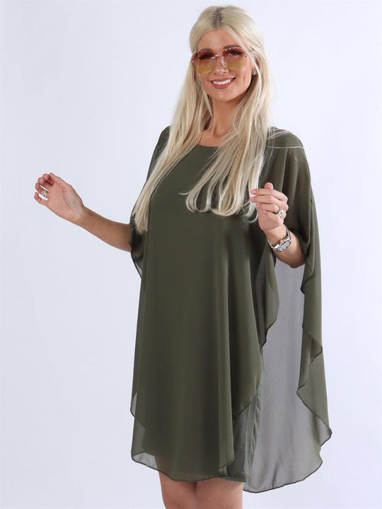 Chiffon geschichtete Tunika