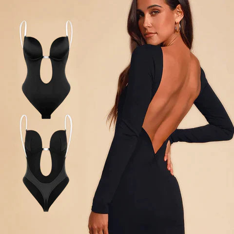 NOVASHAPE| Nahtloser Body Shaper mit offenem Rücken