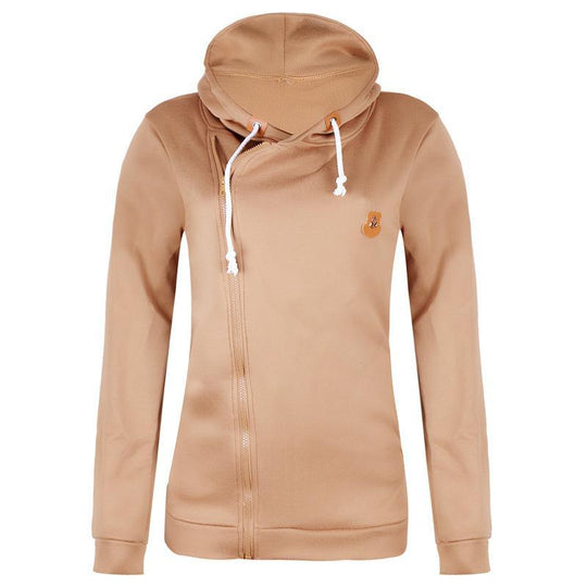 Heidi-Mode | Größe Reißverschluss Taschen mit Kordelzug Hoodie
