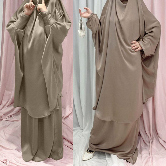 Heidi-Mode | Muslimische Frauen Gebet Kleid Jilbab Mantel Mutter und Tochter Mädchen Matching Outfits