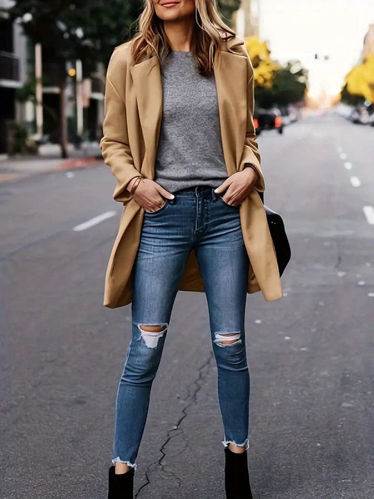 Heidi-Mode | Mantel Klassischer Zeitloser Stil Ideal für den Winter