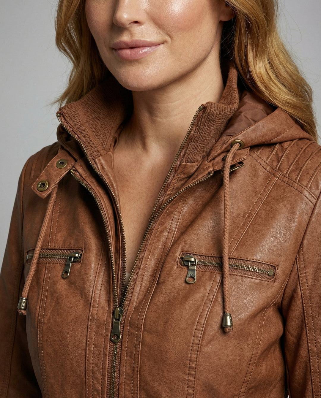 Wetterfeste Damenjacke Kapuze | Heidi-Mode