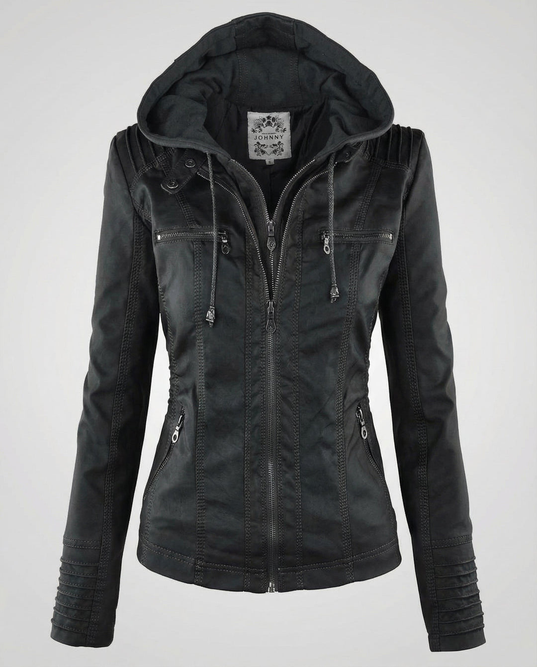 Wetterfeste Damenjacke Kapuze | Heidi-Mode