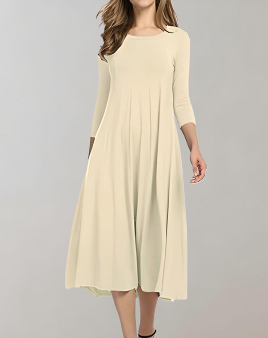 Heidi-Mode | Swingkleid Mit 3/4 Ärmeln Für Einen Stilvollen Look