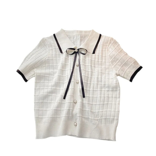 crop top met reverskraag