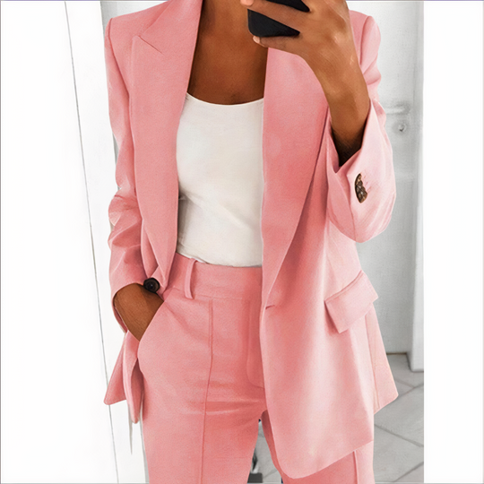 Heidi-Mode | Hose - & Blazer Set Damen Elegant & Vielseitig Für Jeden Anlass