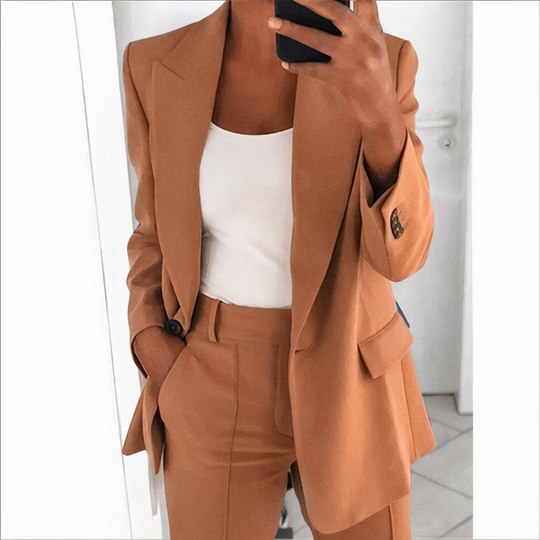 Heidi-Mode | Hose - & Blazer Set Damen Elegant & Vielseitig Für Jeden Anlass