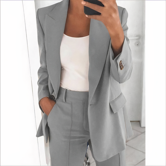 Heidi-Mode | Hose - & Blazer Set Damen Elegant & Vielseitig Für Jeden Anlass