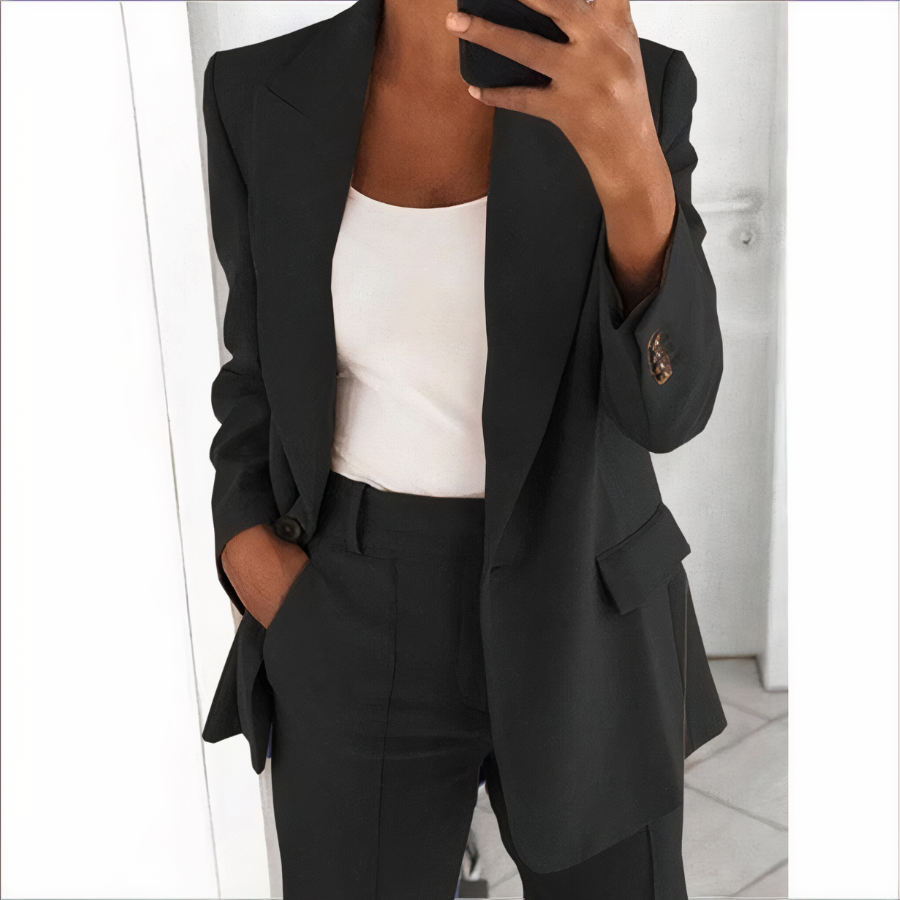 Heidi-Mode | Hose - & Blazer Set Damen Elegant & Vielseitig Für Jeden Anlass