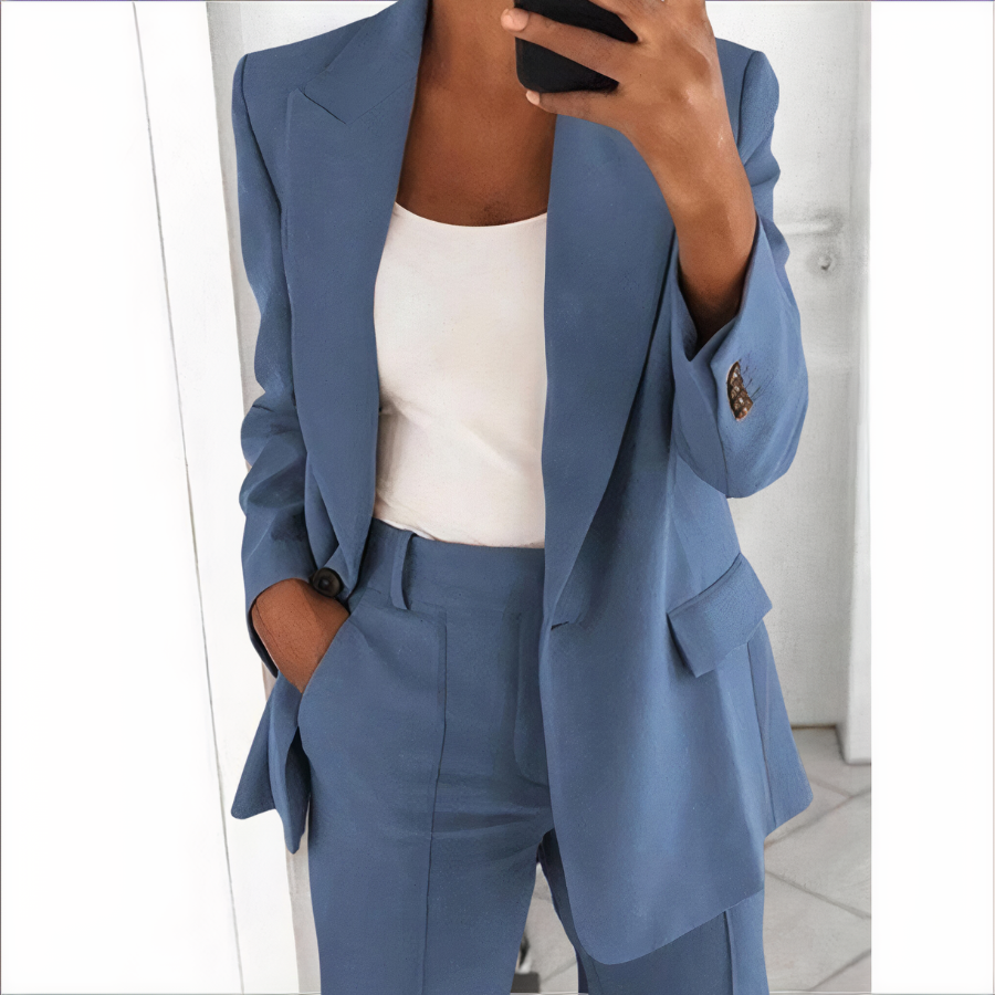 Heidi-Mode | Hose - & Blazer Set Damen Elegant & Vielseitig Für Jeden Anlass