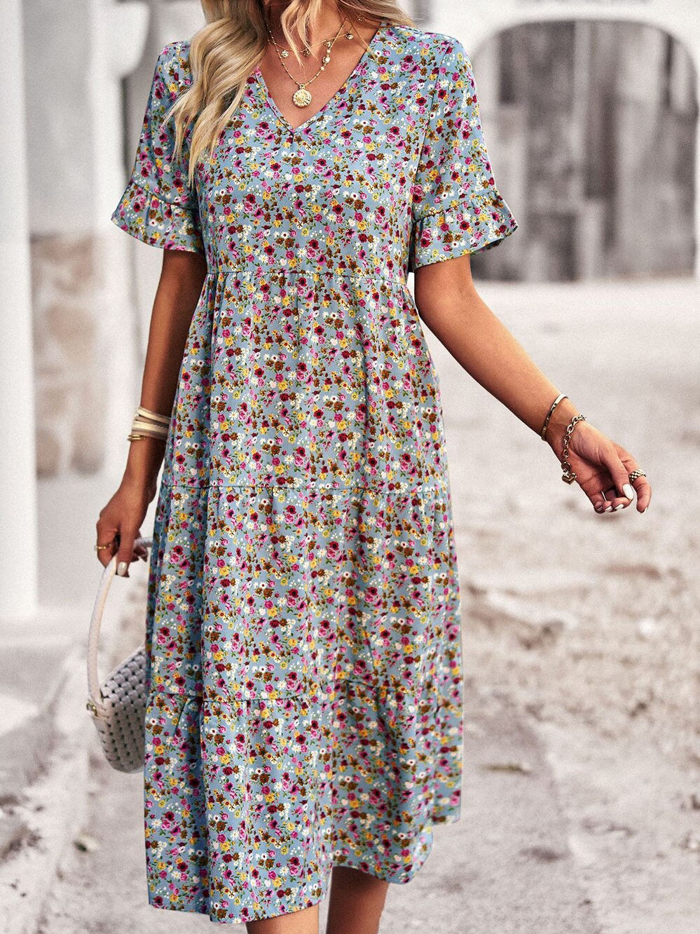 Heidi-Mode | Geblümtes Sommerkleid