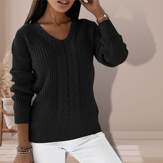 Heidi-Mode | Knusse Scandinavisch Gebreide Wintertrui Voor Vrouwen