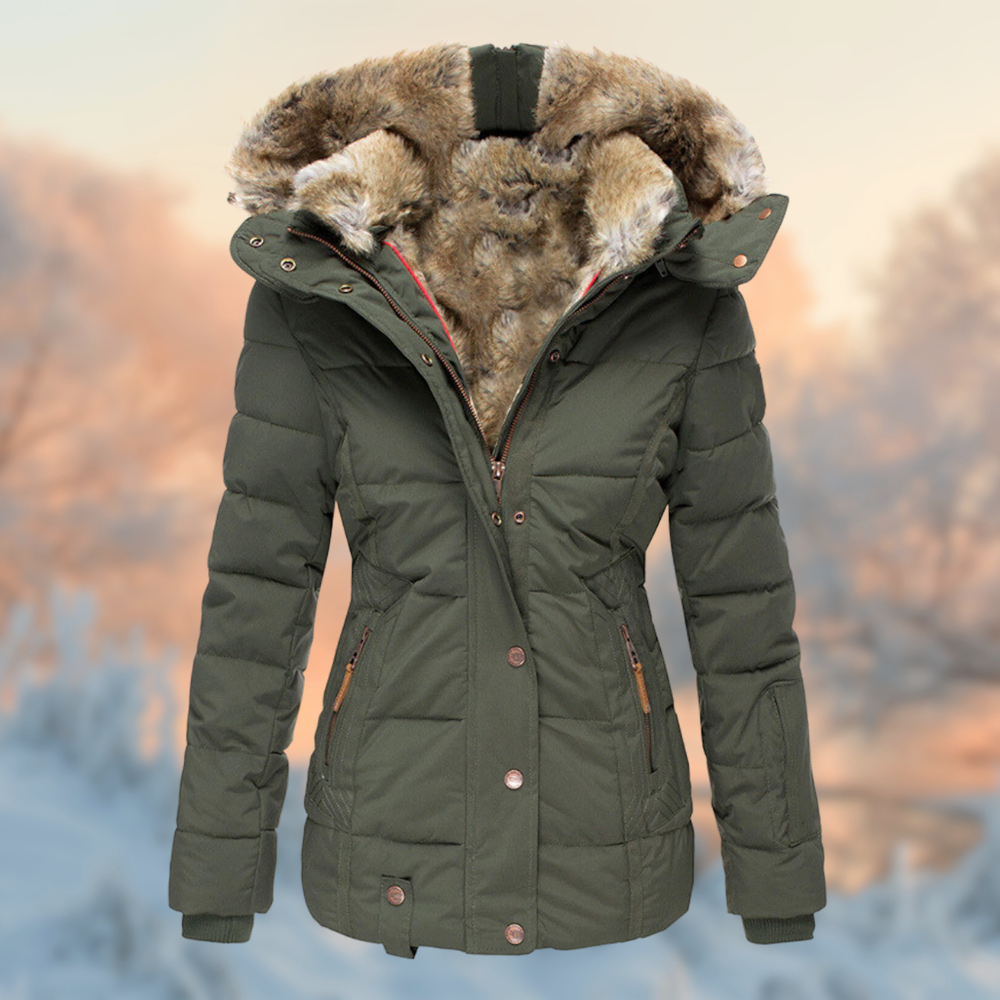 Heidi-Mode | Winter Pro Damenjacke Mit Gesteppter Fütterung Und Plüschfleece