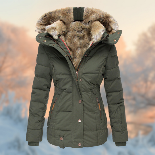 Heidi-Mode | Winter Pro Damenjacke Mit Gesteppter Fütterung Und Plüschfleece