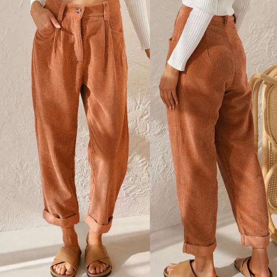 Heidi - Smarte Cordhose mit weitem Schnitt