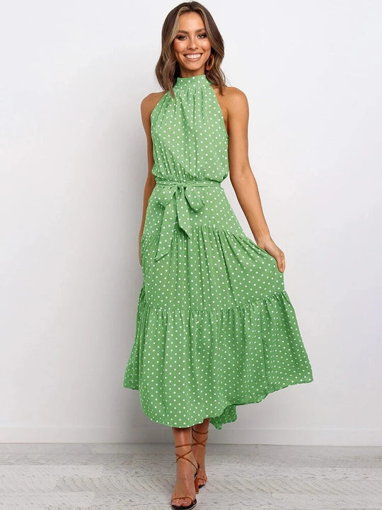 Kleid mit Polka Dots-Muster