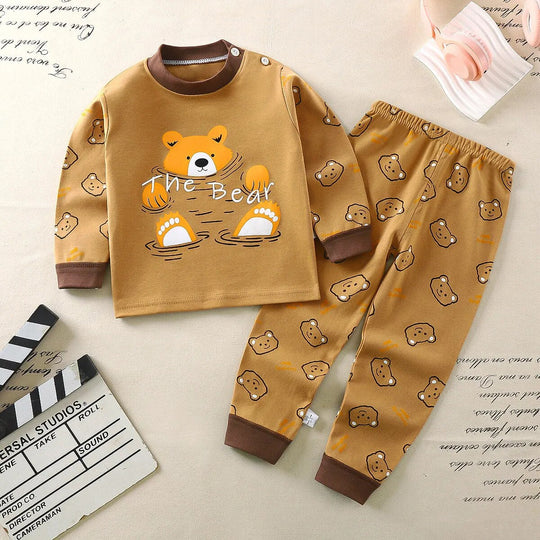 Heidi-Mode Nights Bequemes Cartoonize-Pyjama-Set für Kinder