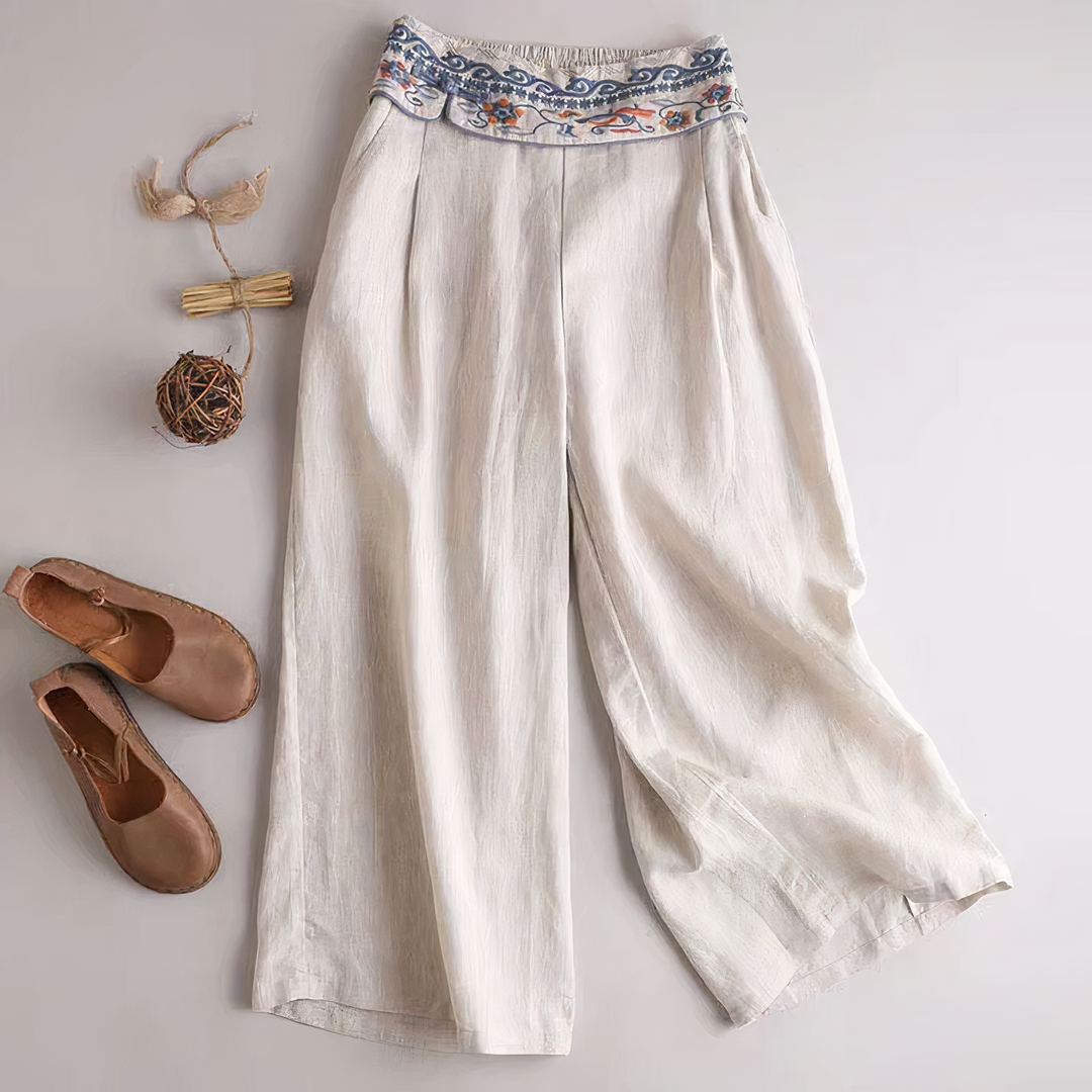 Heidi-Mode | Weite Baumwollhose Liza