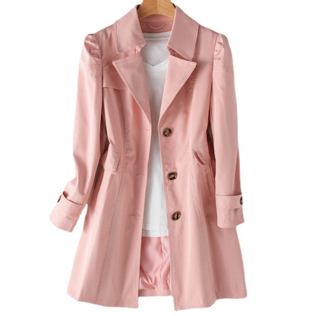 Heidi-Mode | Langer Trenchcoat Regenjacke für Damen
