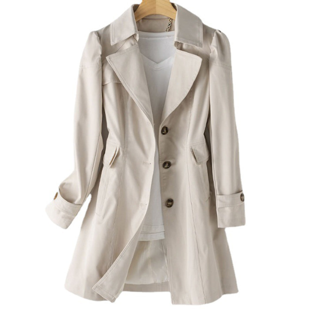Heidi-Mode | Langer Trenchcoat Regenjacke für Damen