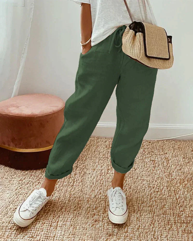 Heidi-Mode | Einfache Hosen aus Baumwolle