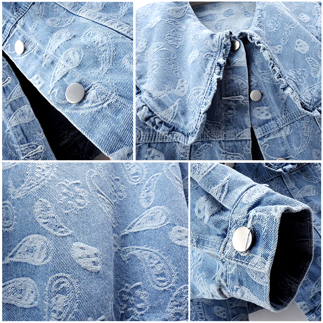 Heidi-Mode | Modische Jeansjacke Damen mit Kapuze