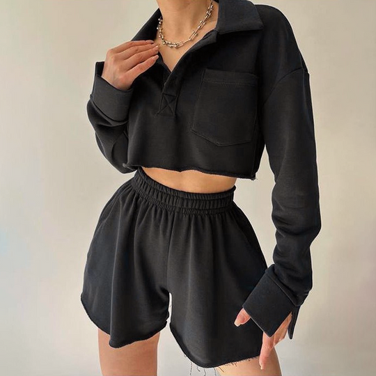 Heidi-Mode | Kurzes Pullover Set