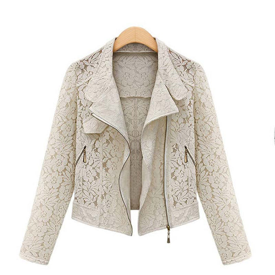 Heidi-Mode | Damen Kurzer Biker Jacke Moderne