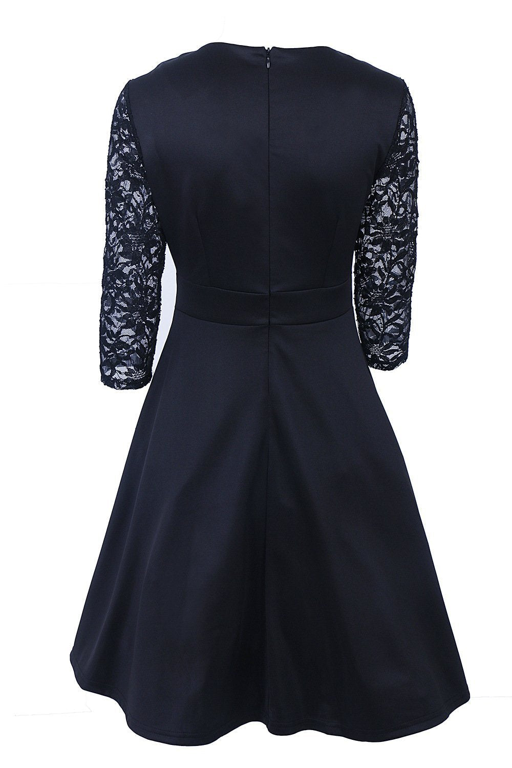 Heidi-Mode | Spitzenärmel Bolero Cape Kleid Set