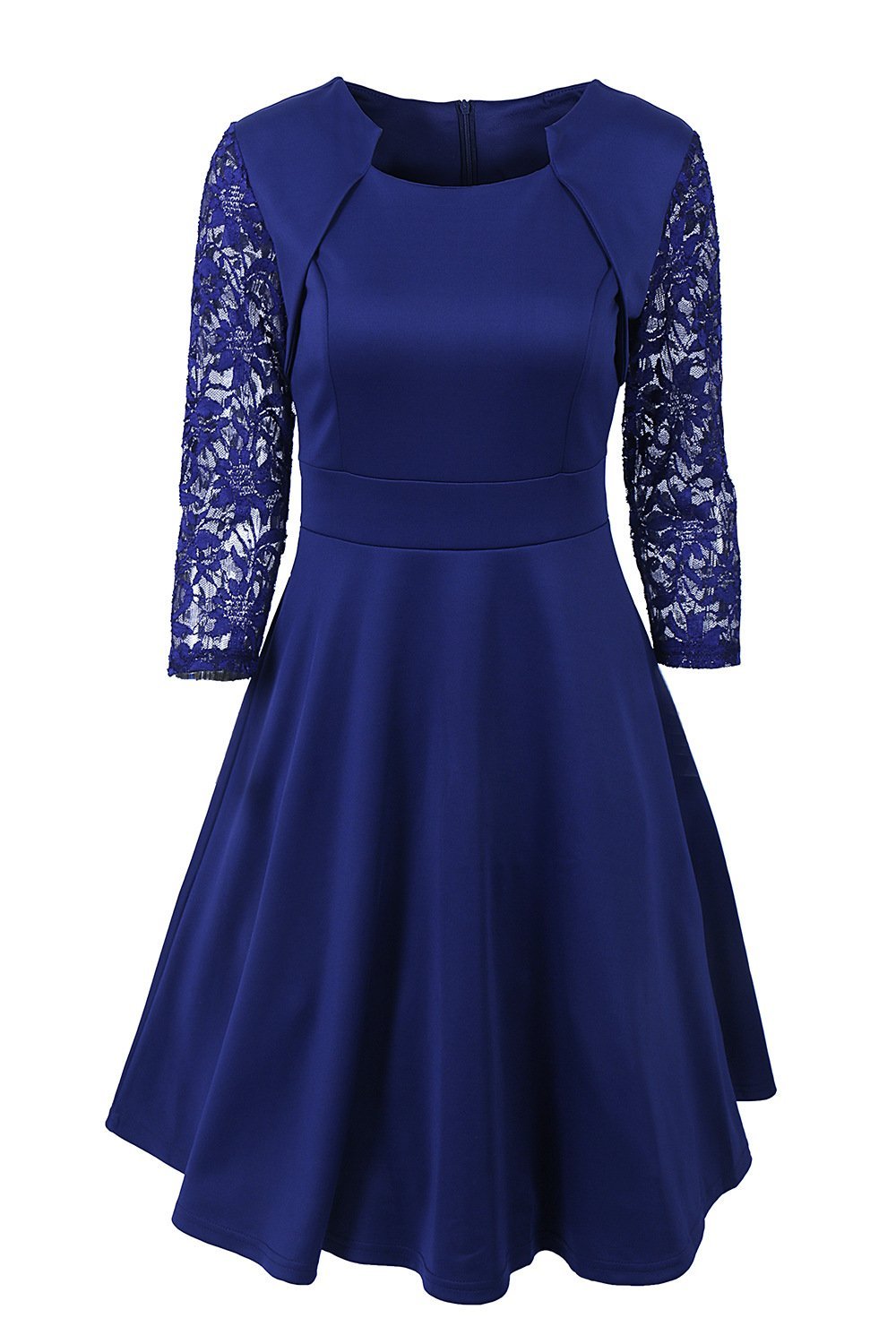 Heidi-Mode | Spitzenärmel Bolero Cape Kleid Set