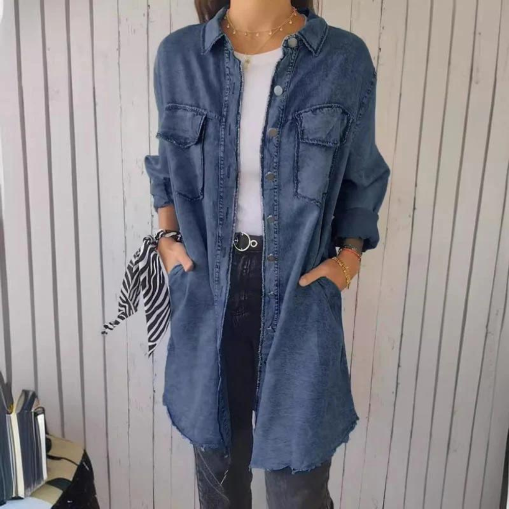Heidi-Mode | Bequemer Sommer-Denim-Mantel