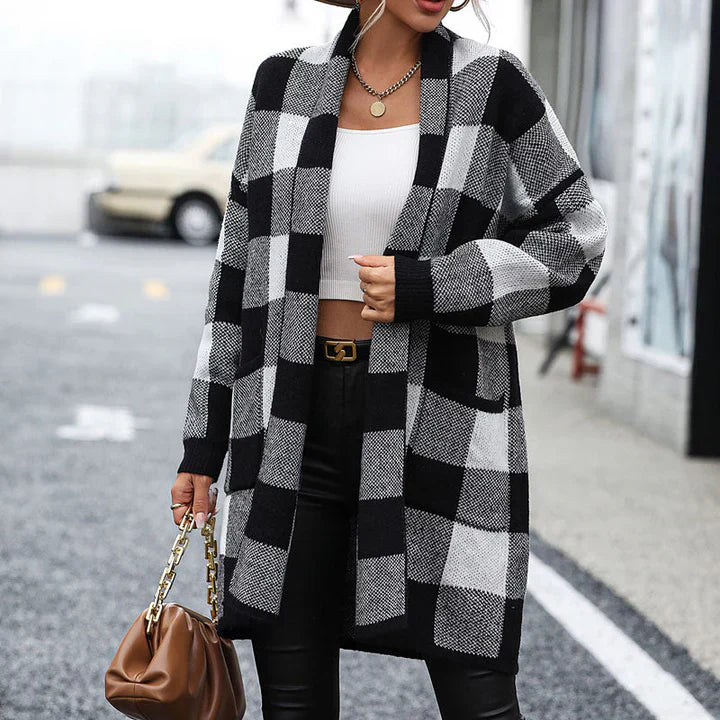 Heidi-Mode | Original Cardigan Mélange Perfekt aus Komfort und Stil
