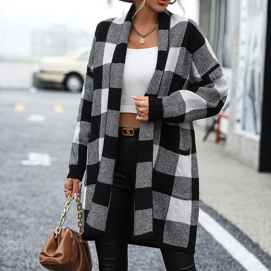 Heidi-Mode | Original Cardigan Mélange Perfekt aus Komfort und Stil