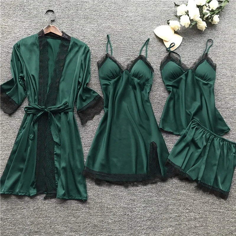 Heidi-Mode | Satin Pyjama Set