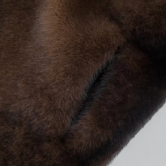 Heidi-Mode | Damen Lange Winterjacke Aus Faux Fur