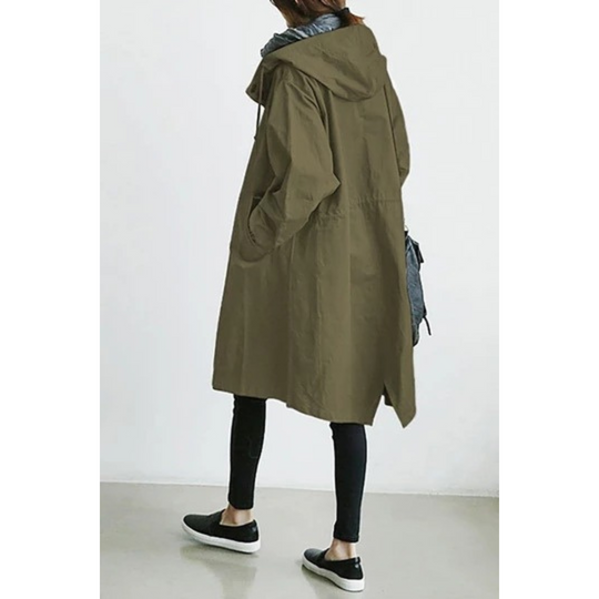 Langer Damen-Trenchcoat