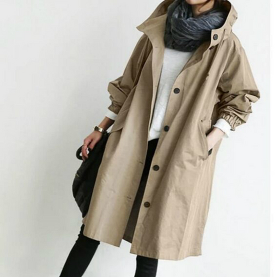 Langer Trenchcoat für Damen