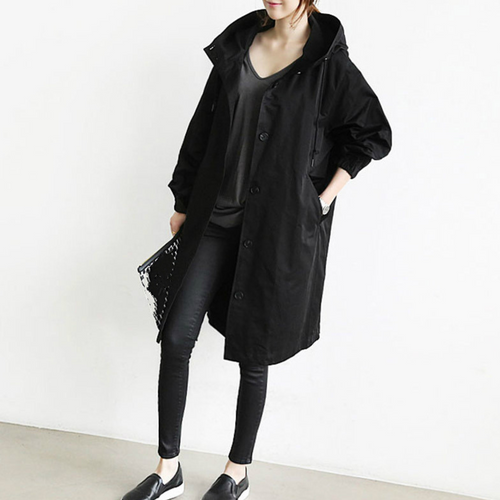 Langer Trenchcoat für Damen