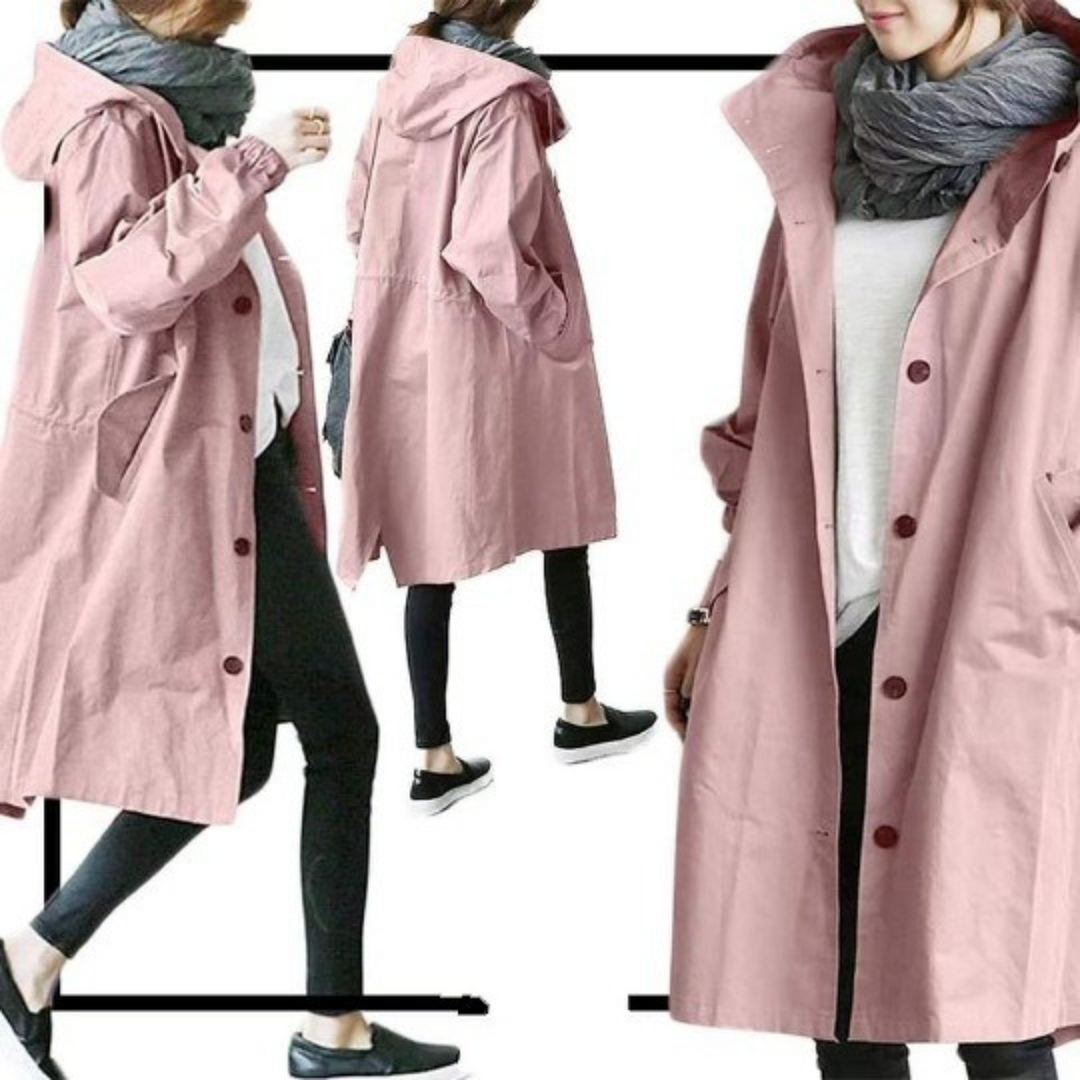 Langer Damen-Trenchcoat