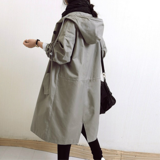 Langer Damen-Trenchcoat